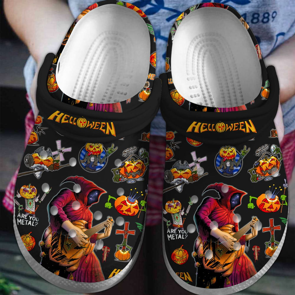 Helloween Band Music Crocs Crocband Clogs Shoes Comfortable For Men Women and Kids 2