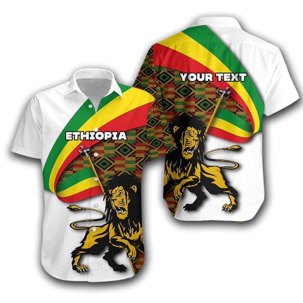 (Custom Personalised) Ethiopia Hawaiian Shirt Model Style Lt16