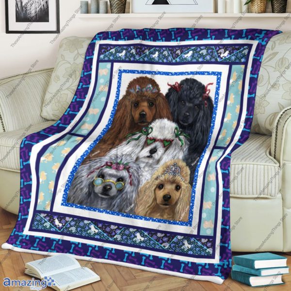 Cute Poodles Blanket