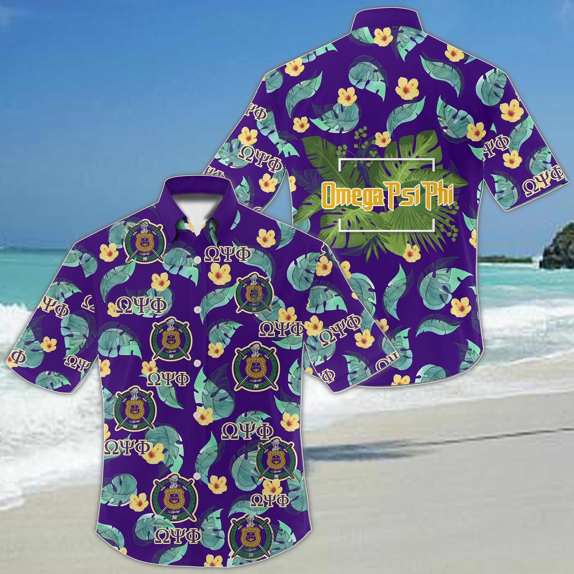 Omega Psi Phi Hawaiian Shirt 1472020