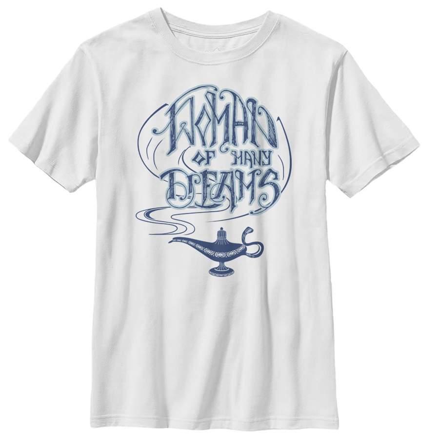 Aladdin Boy’s Woman of Many Dreams Lamp  T Shirt