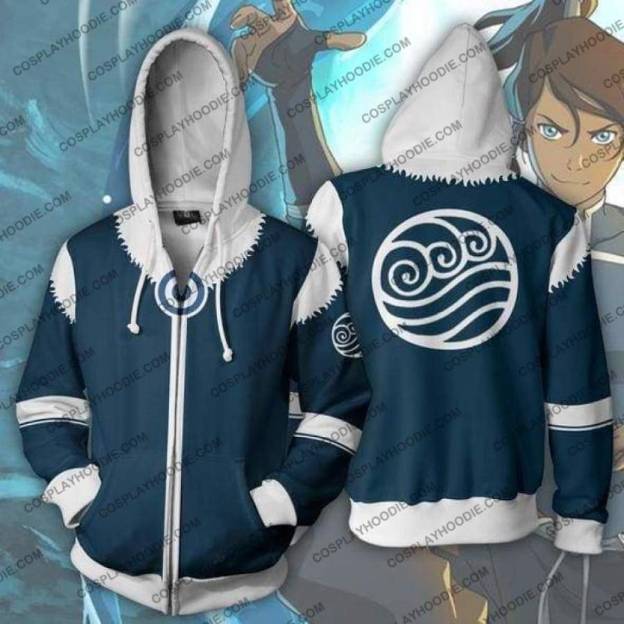 The Legend of Korra Korra Zip Up Hoodie Jacket