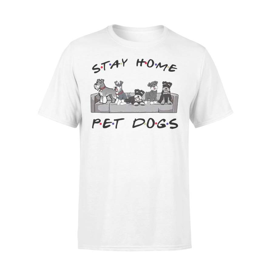 Friends Stay Home Pet Dogs T-shirt