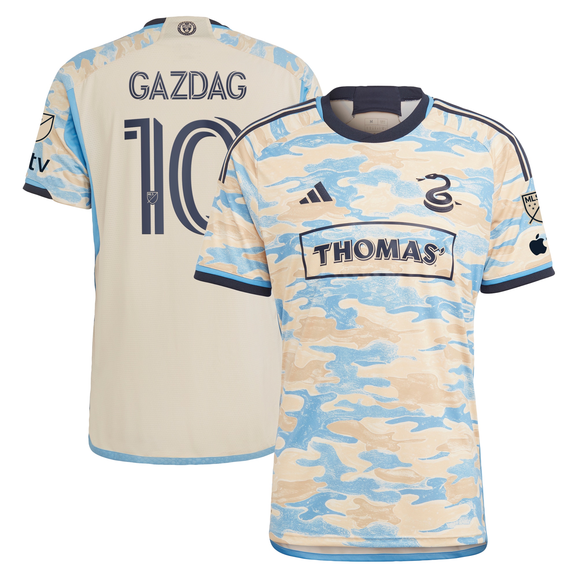 Daniel Gazdag Philadelphia Union 2023 For Philly Authentic Jersey – Tan