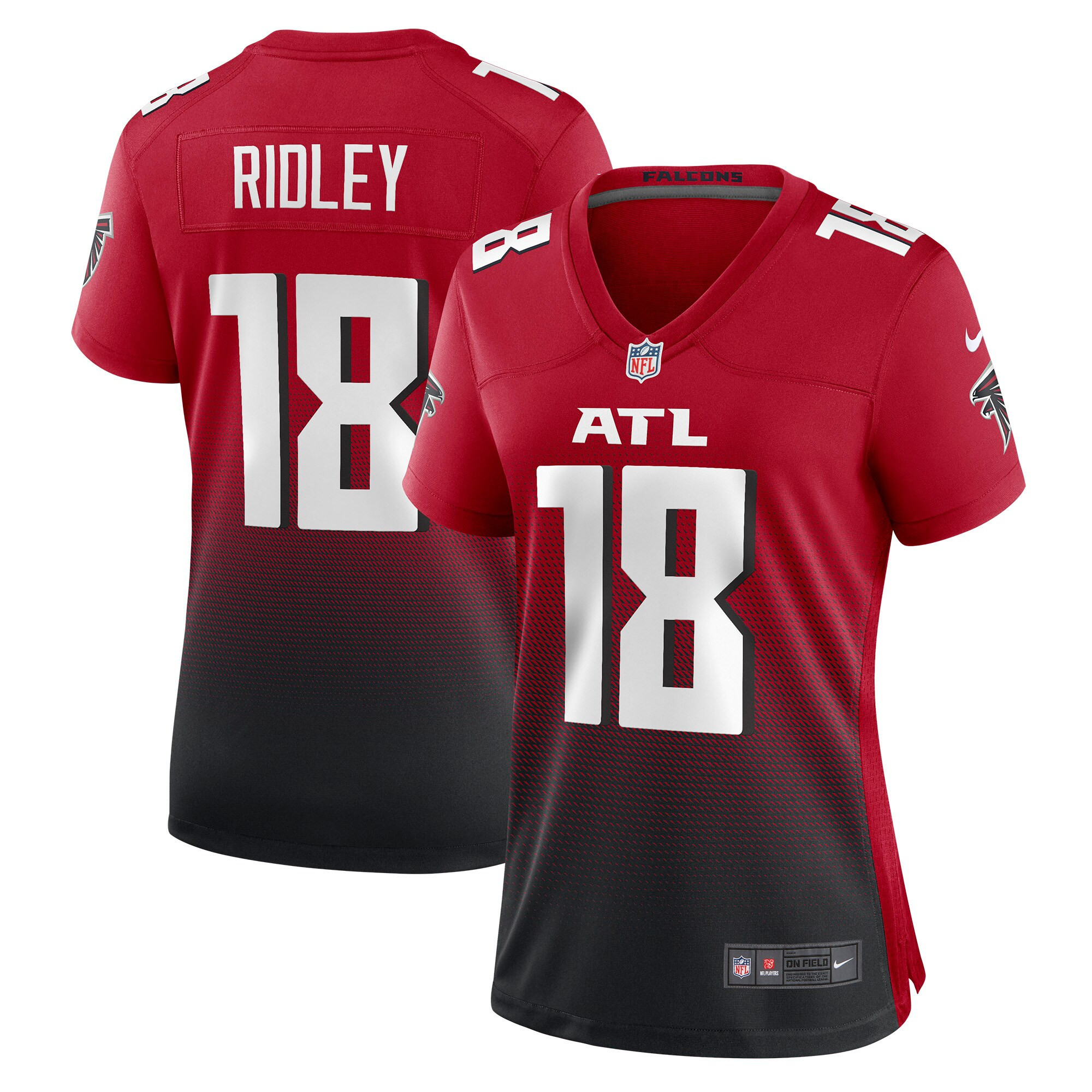 Calvin Ridley Atlanta Falcons Womens Player Game Jersey – Red NFL