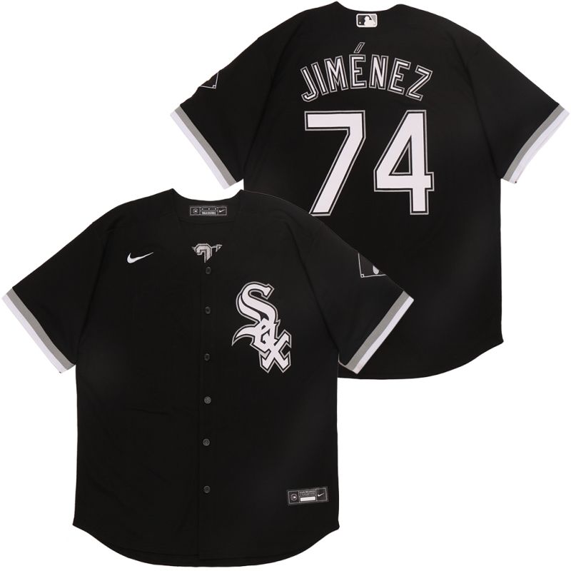 Chicago White Sox Eloy Jimenez #74 2020 MLB New Arrival Black Jersey