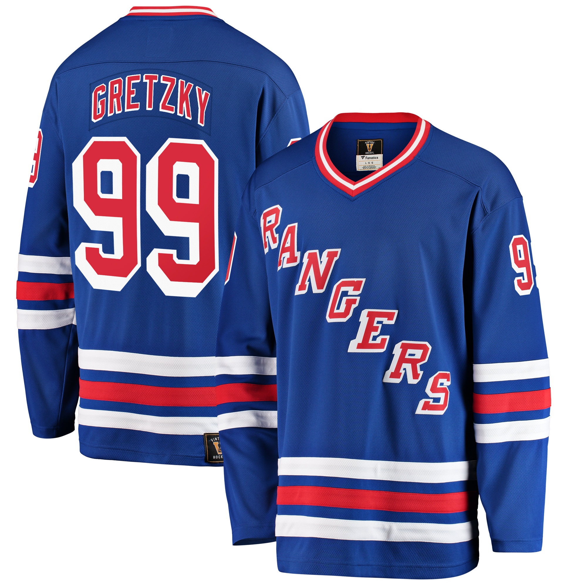 Wayne Gretzky New York Rangers Branded Premier Breakaway Retired Player Jersey – Blue