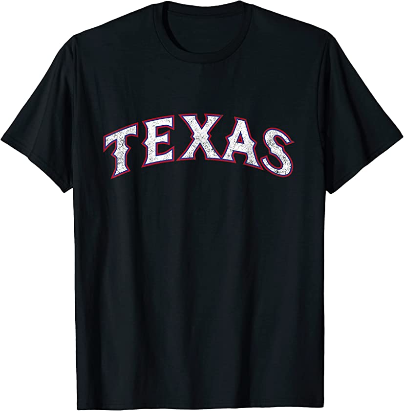 Vintage Texas Baseball Distressed TX Gameday Ranger Gift T-Shirt