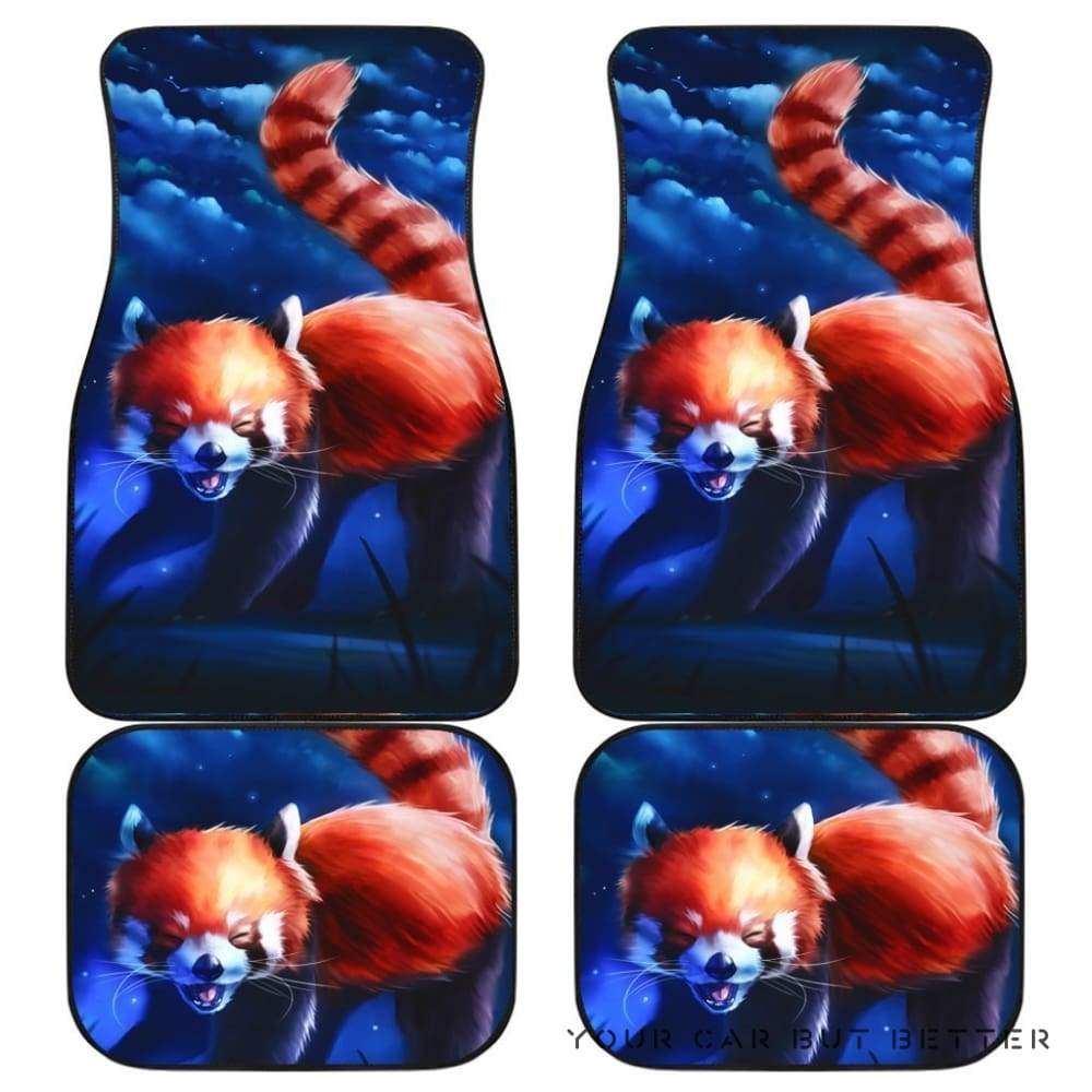 Red Mink Moutain Japan Animal Car Floor Mats 155026 Personalized Car Seat Floor Mat Custom Print