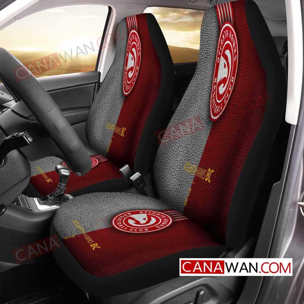 Atlanta Hawks Style10 3D Customized Personalized Car Seat Cover