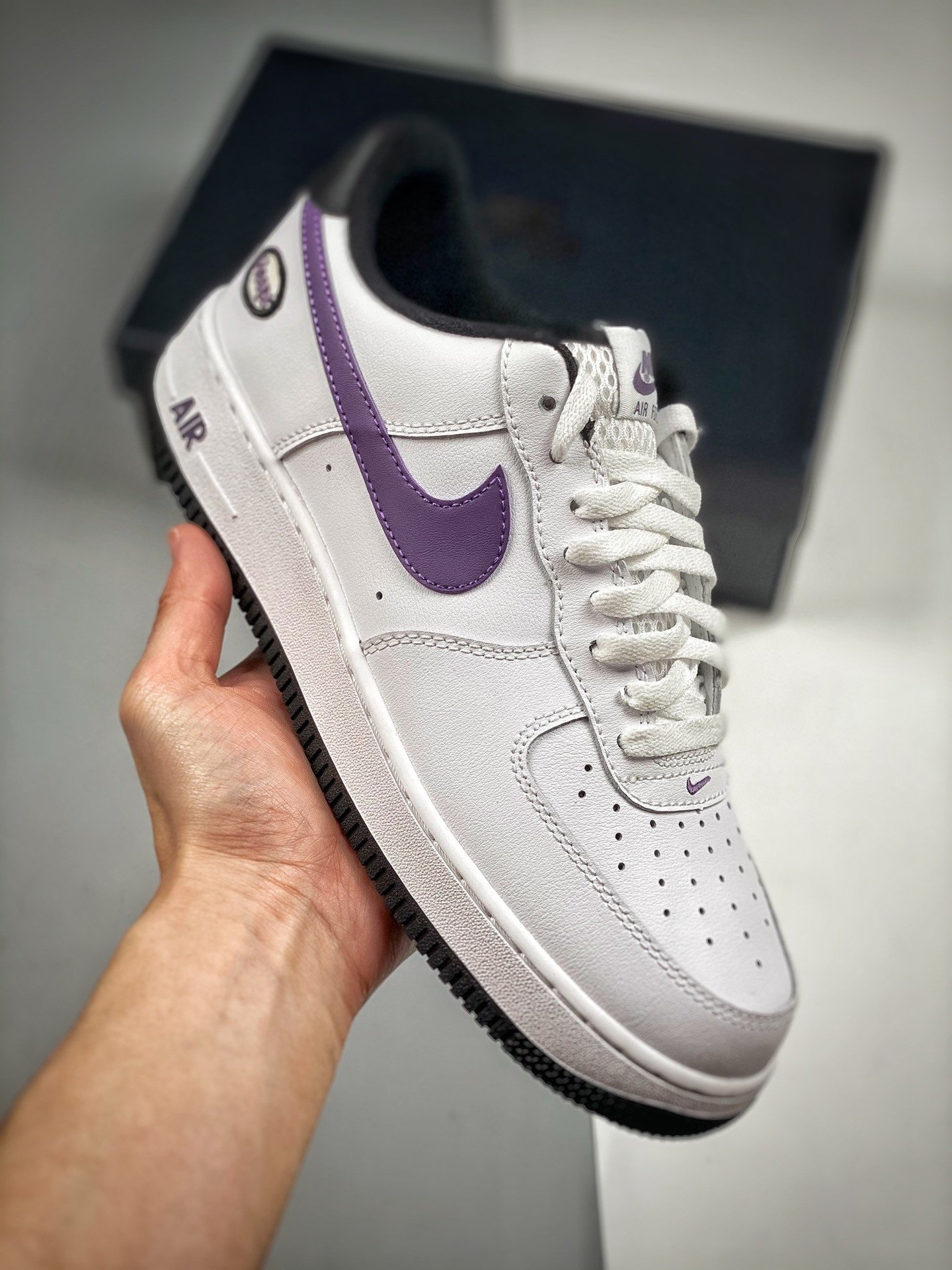 Nike Air Force 1 Low ‘Hoops’ WhiteCanyon Purple-Black 5340488