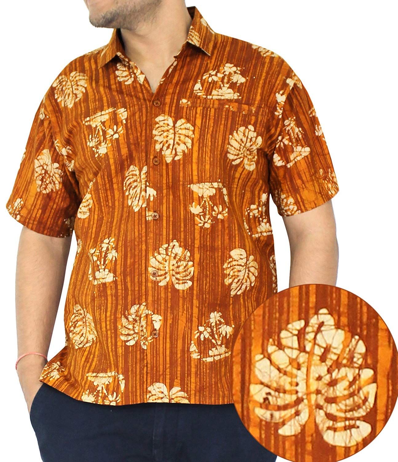 Abstract Orange Awesome Design Hawaiian Shirt Dhc18061598