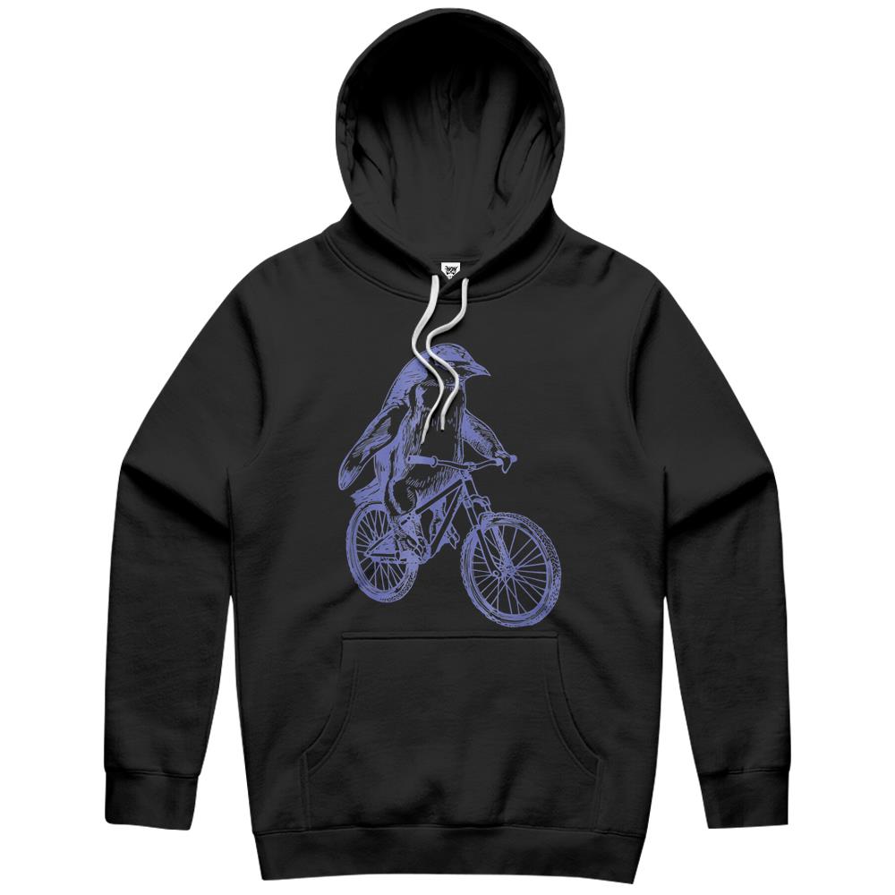 Seembo Penguin Cycling Bicycle Bicycling Biker Biking Bike Hoodie