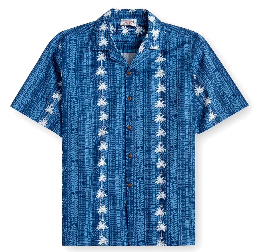 Palms Blue High Quality Hawaii Shirt Ha106974