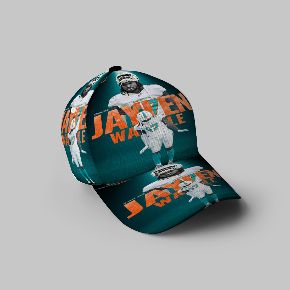 Miami Dolphins Jaylen Waddle4 3D Printing Baseball Cap Classic Hat