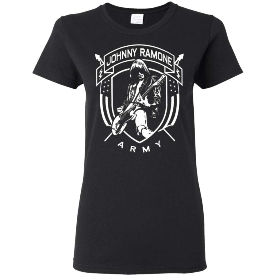 Johnny Ramone ARMY Ladies T-Shirt