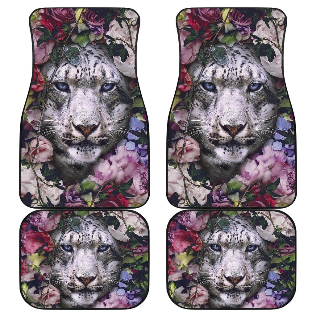 White Tiger Flower Amazing Gift Ideas Car Seat Cover