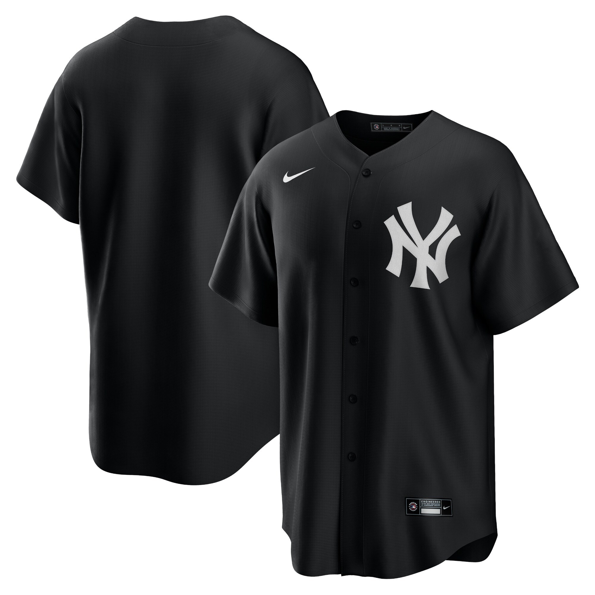 New York Yankees Official Replica Jersey – Black/White