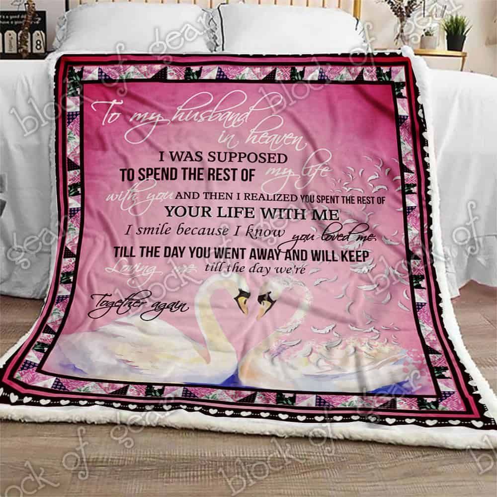 To My Husband In Heaven Sofa Throw Blanket NP230