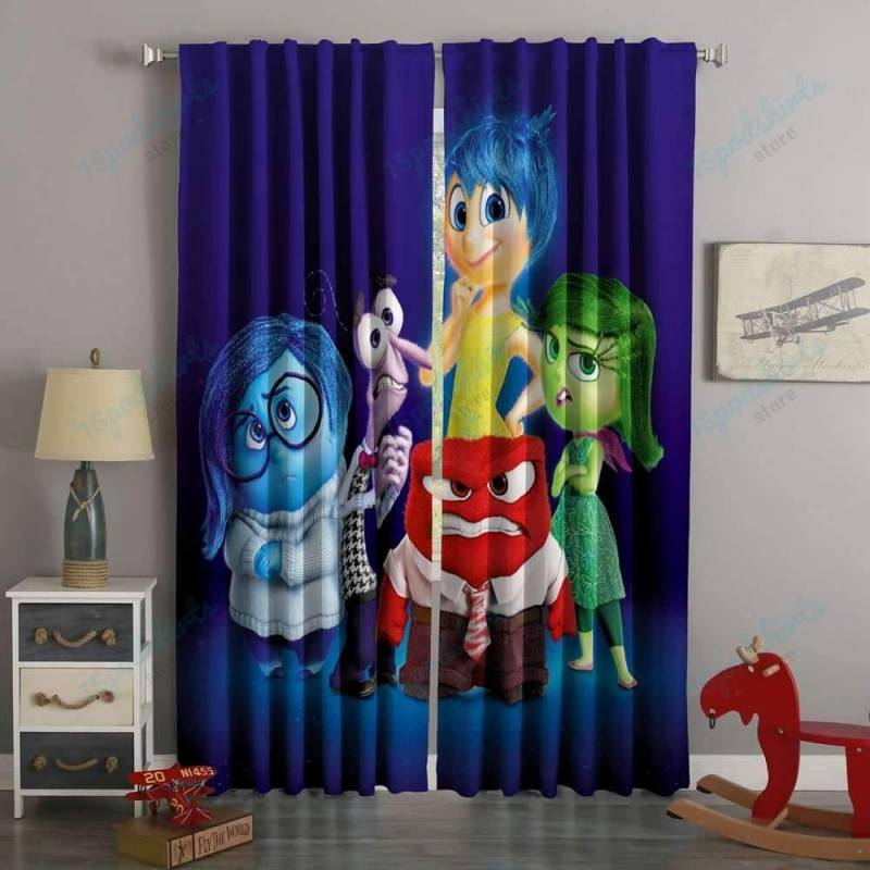 3D Printed Inside Out Style Custom Living Room Curtains