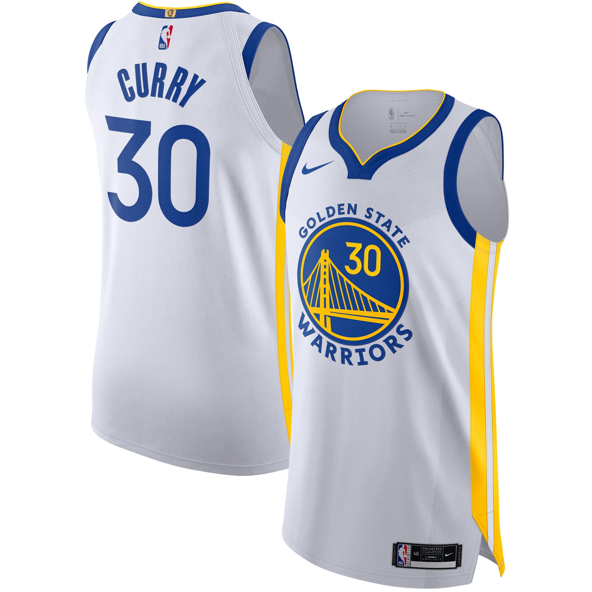 Stephen Curry Golden State Warriors Authentic Jersey – Association Edition – White