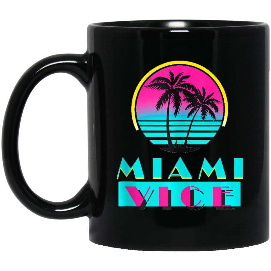 Vintage Miami Florida Cityscape Retro Graphic Coffee Mug