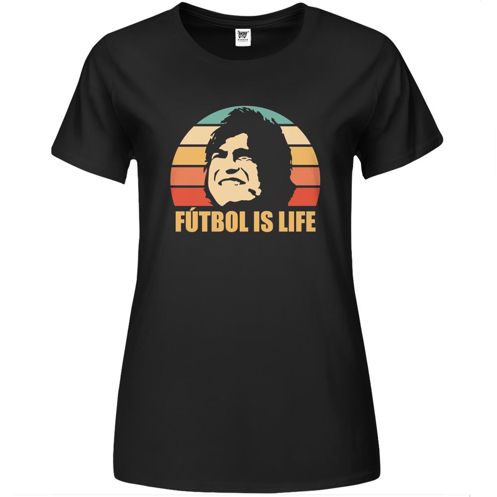 Futbol Is Life Premium Womens T Shirts