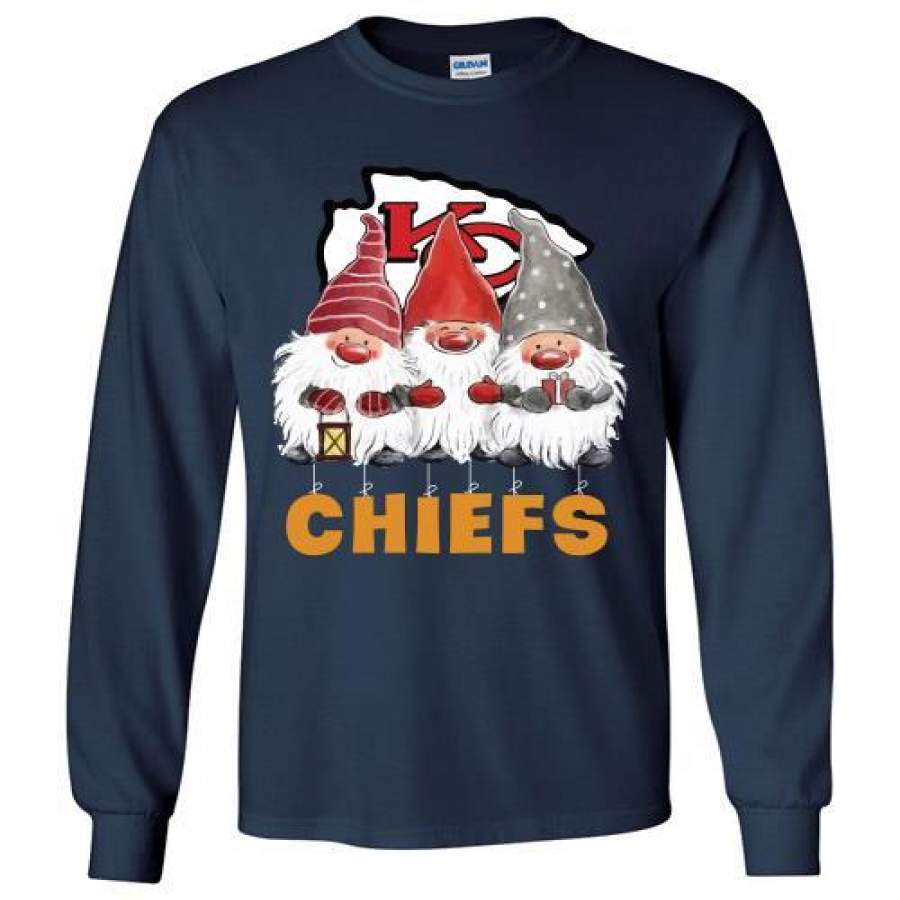 Chiefs Hanging With Gnomies Christmas Long Shirt