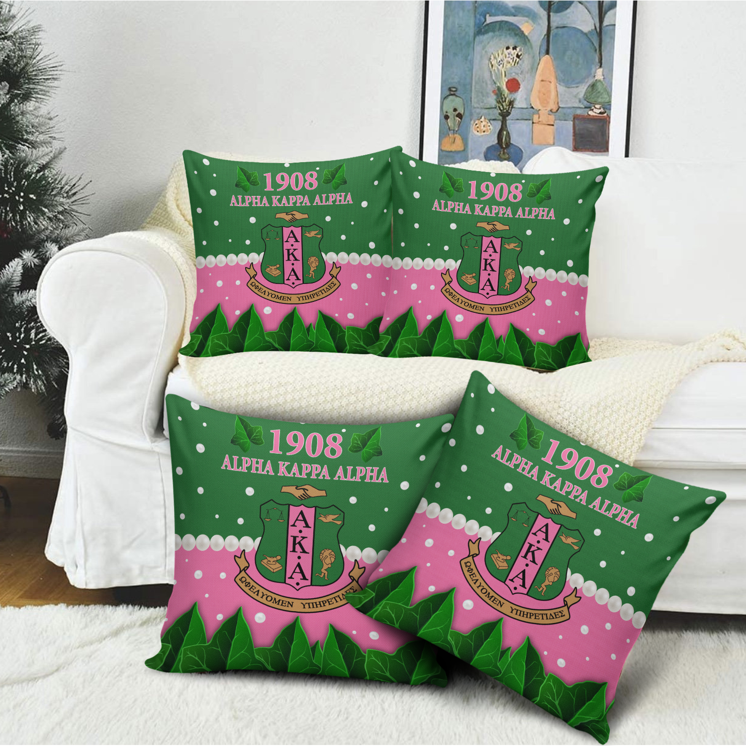 Alpha Kappa Alpha 3D Pillow Case