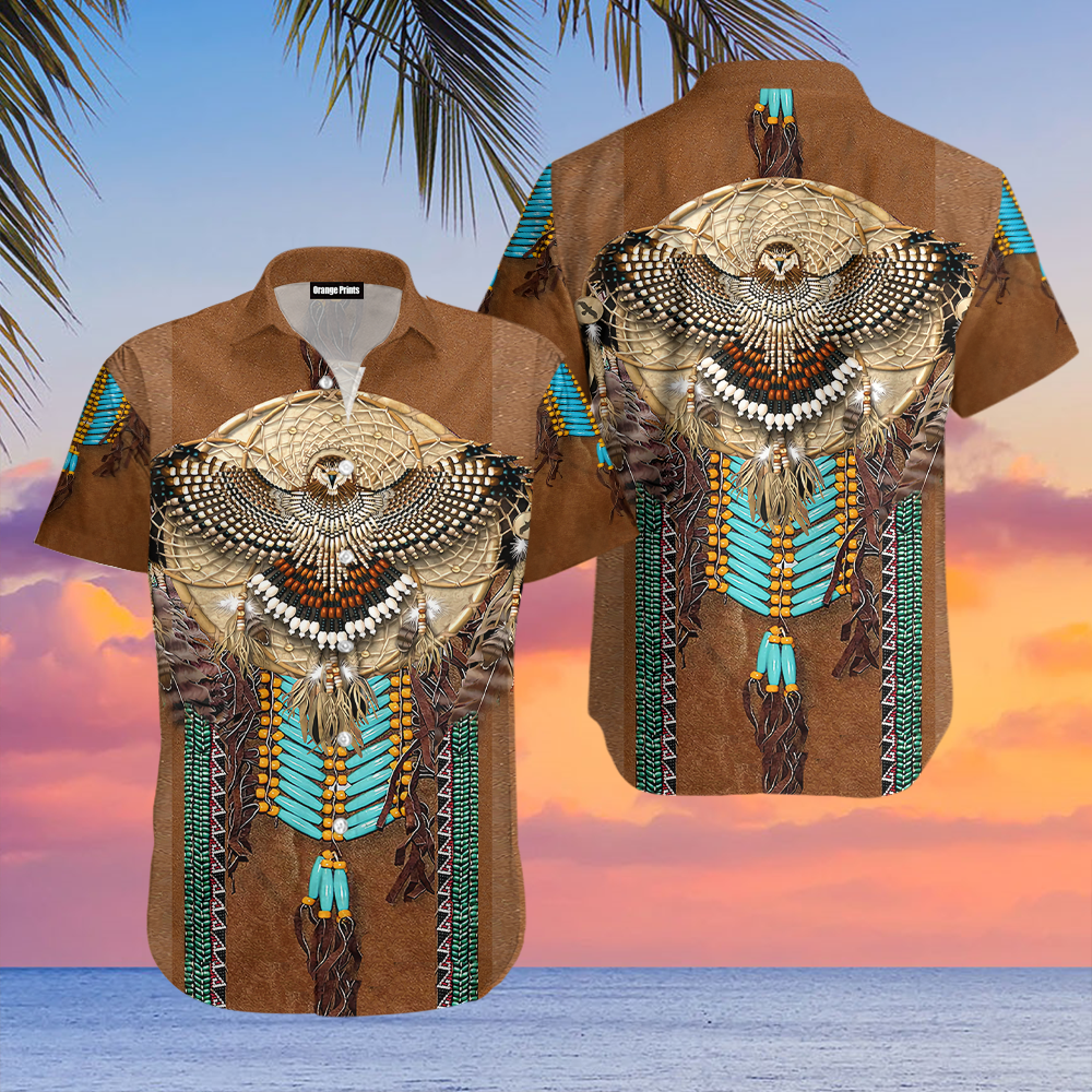 Native America Pattern Hawaii Shirt For Men Women Ha35060