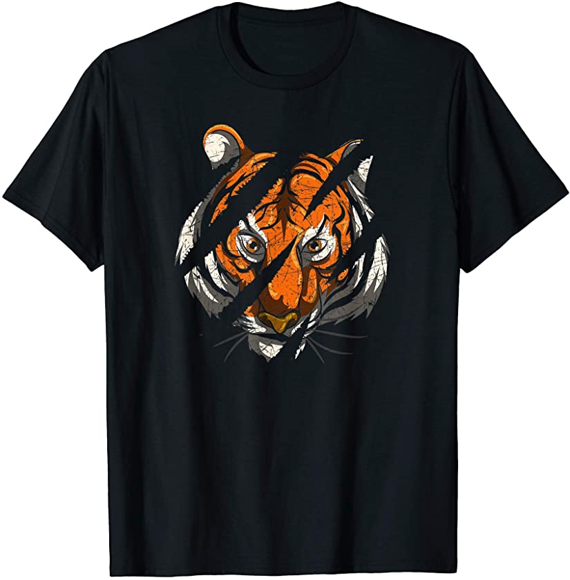 Wild Animal Lover Gift Idea Asia Wild Big Cat Tiger T-Shirt