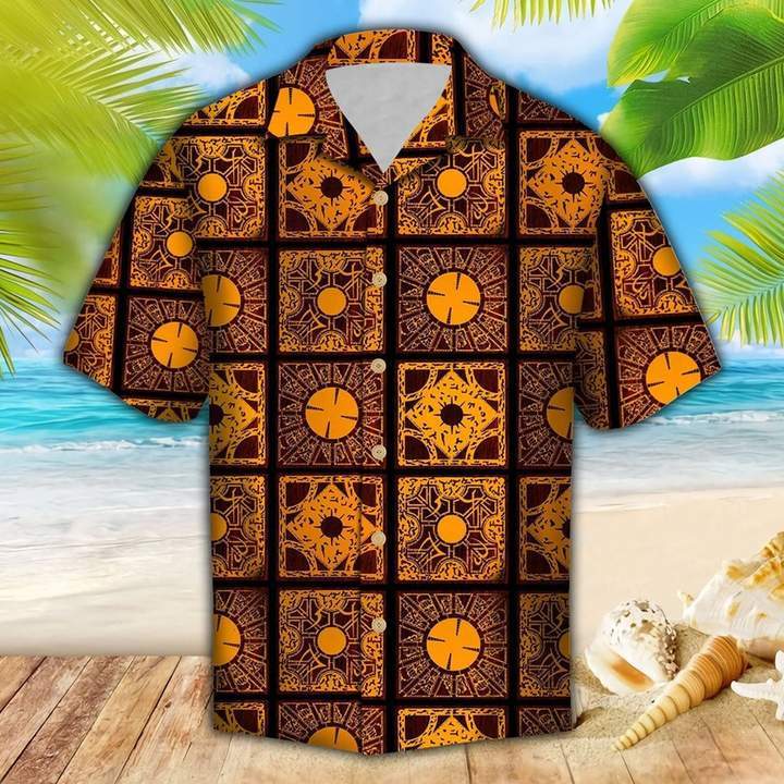 Brown Lemar Pattern Hawaii Shirt For Men Women Ha39539