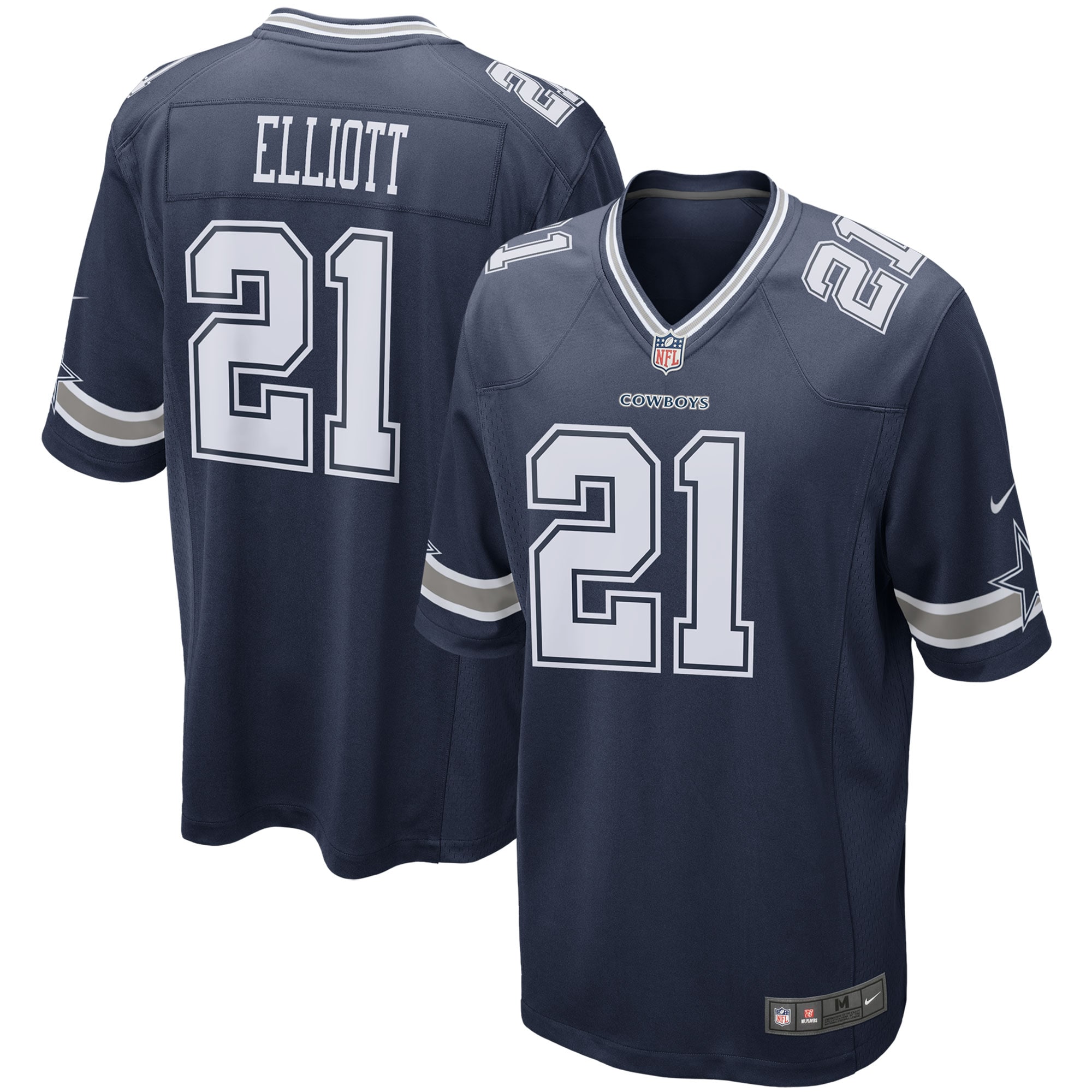 Ezekiel Elliott Dallas Cowboys Game Team Jersey – Navy