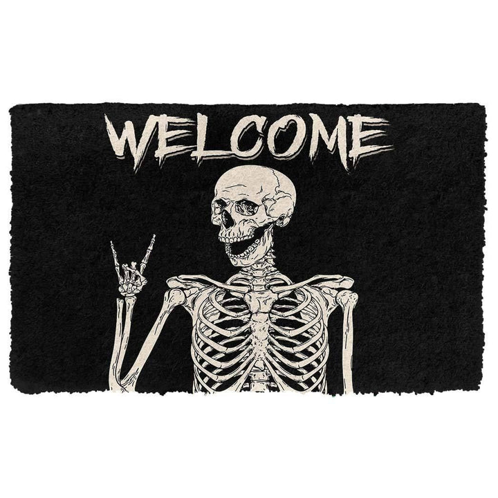 Waybackapparel Welcome Skeleton 3D Doormat