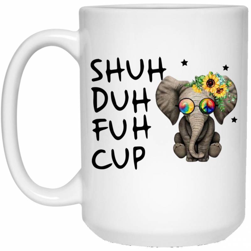 Baby Elephant shuh duh fuh cup mug