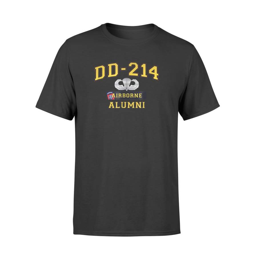 DD-214 US Army 82nd Airborne Alumni T-Shirt