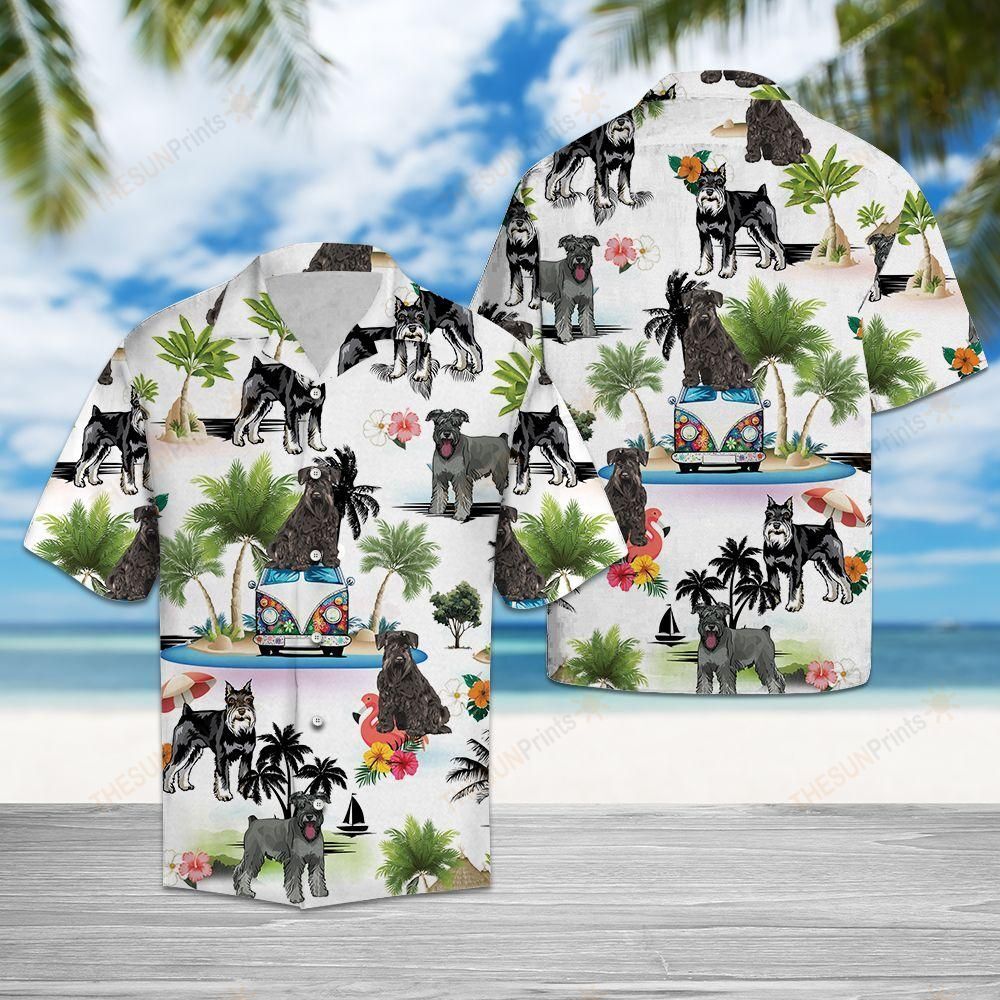 Miniature Schnauzer Vacation Hawaiian Shirt Ha43266