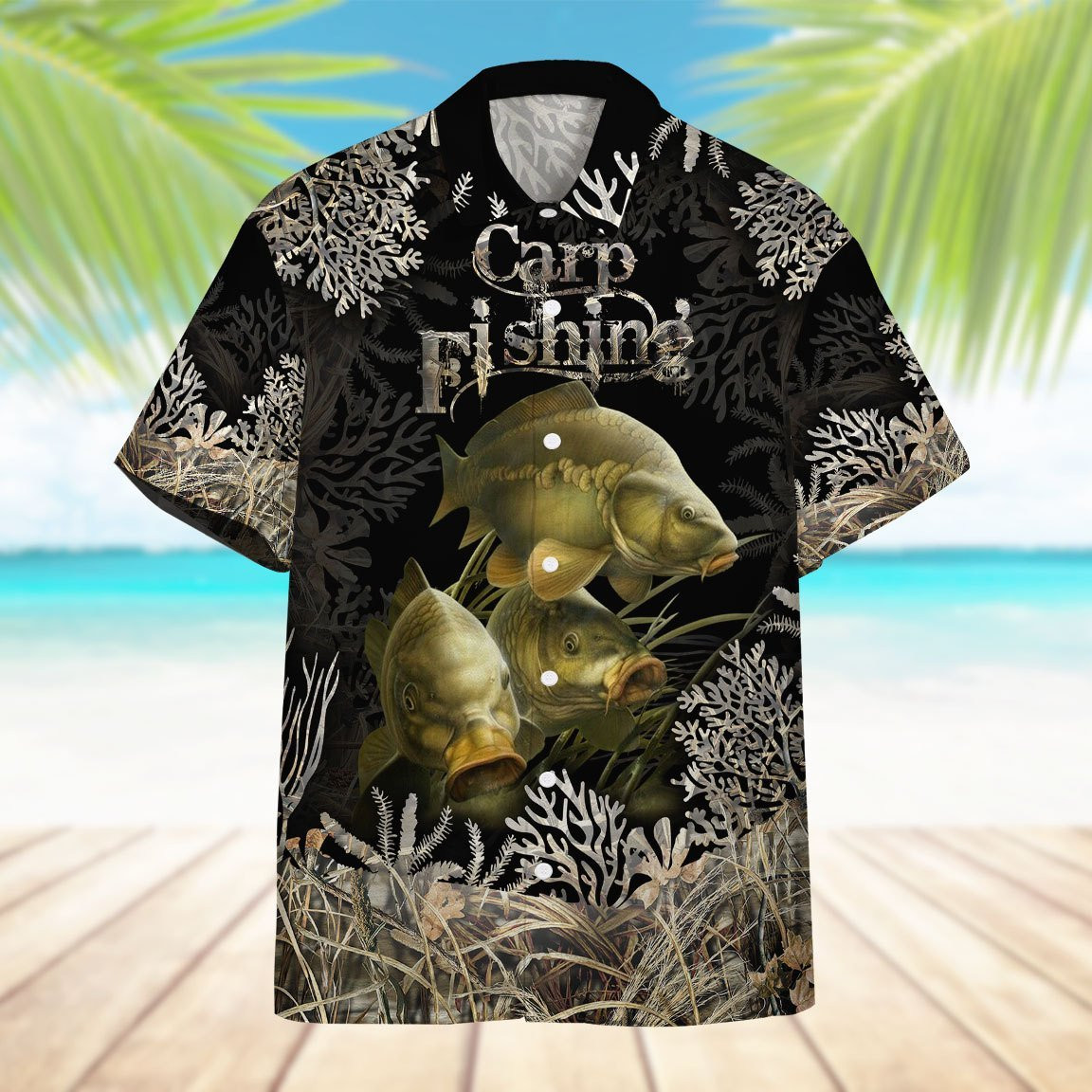 Carp Fishing Hawaii Shirt Unisex Adult Ha6808