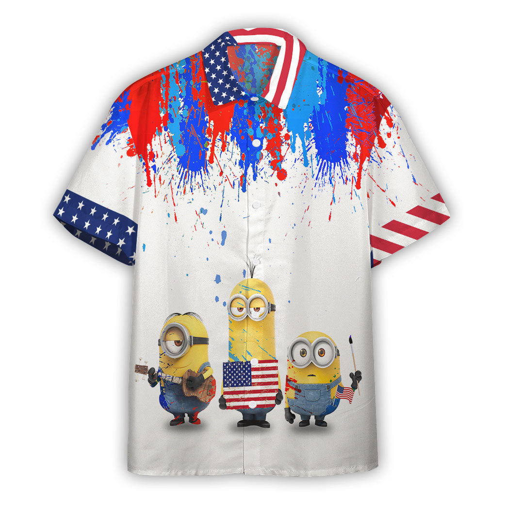 Gearhumans Minions Of July Custom Hawaiian Shirt Ha8508