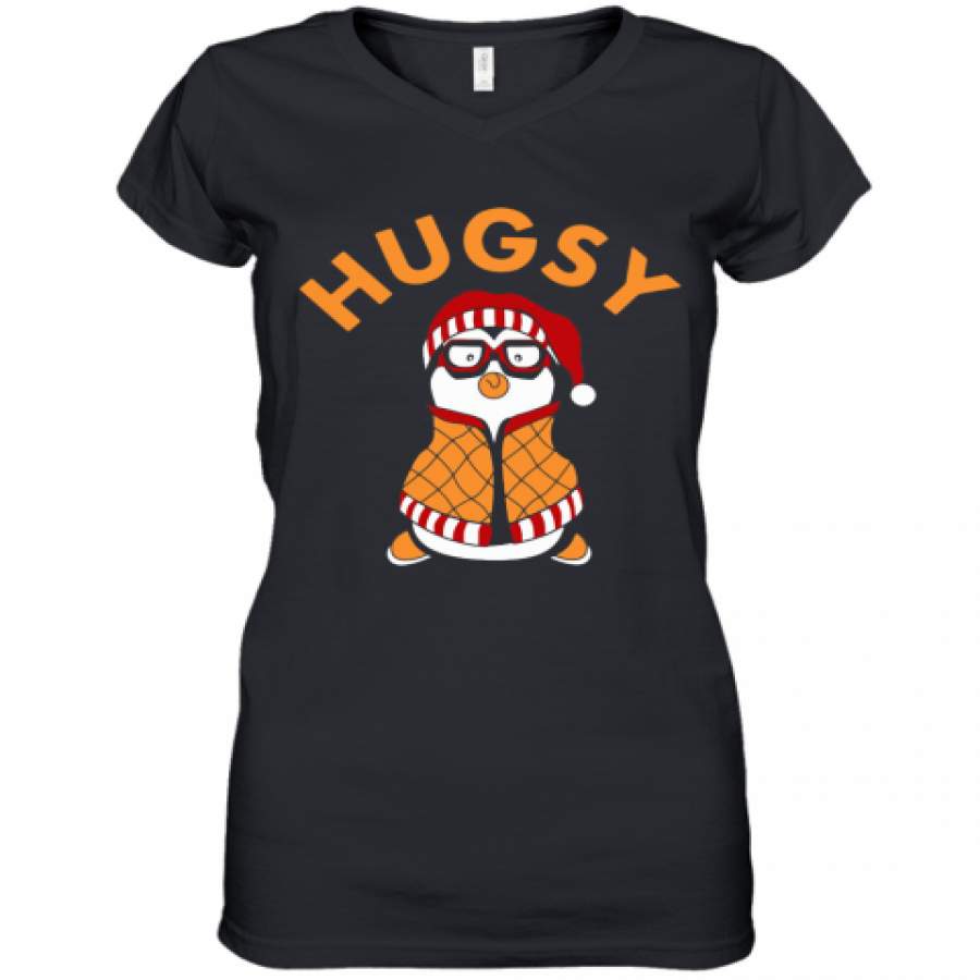 Hugsy The Penguin TV Show Women's V-Neck T-Shirt