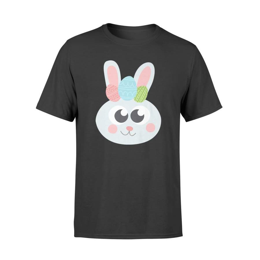 Cool Adorable Easter Bunny Face Costume Emojis T Shirt