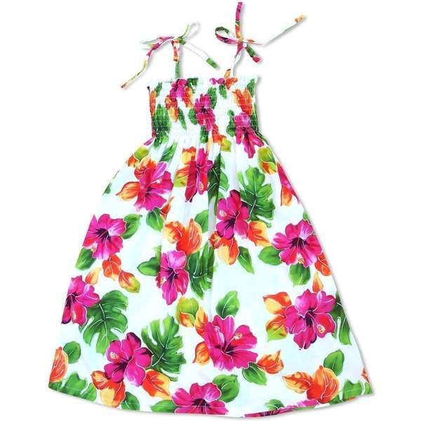 Hoopla White Hawaii Girl Sunkiss Dress Ha11203