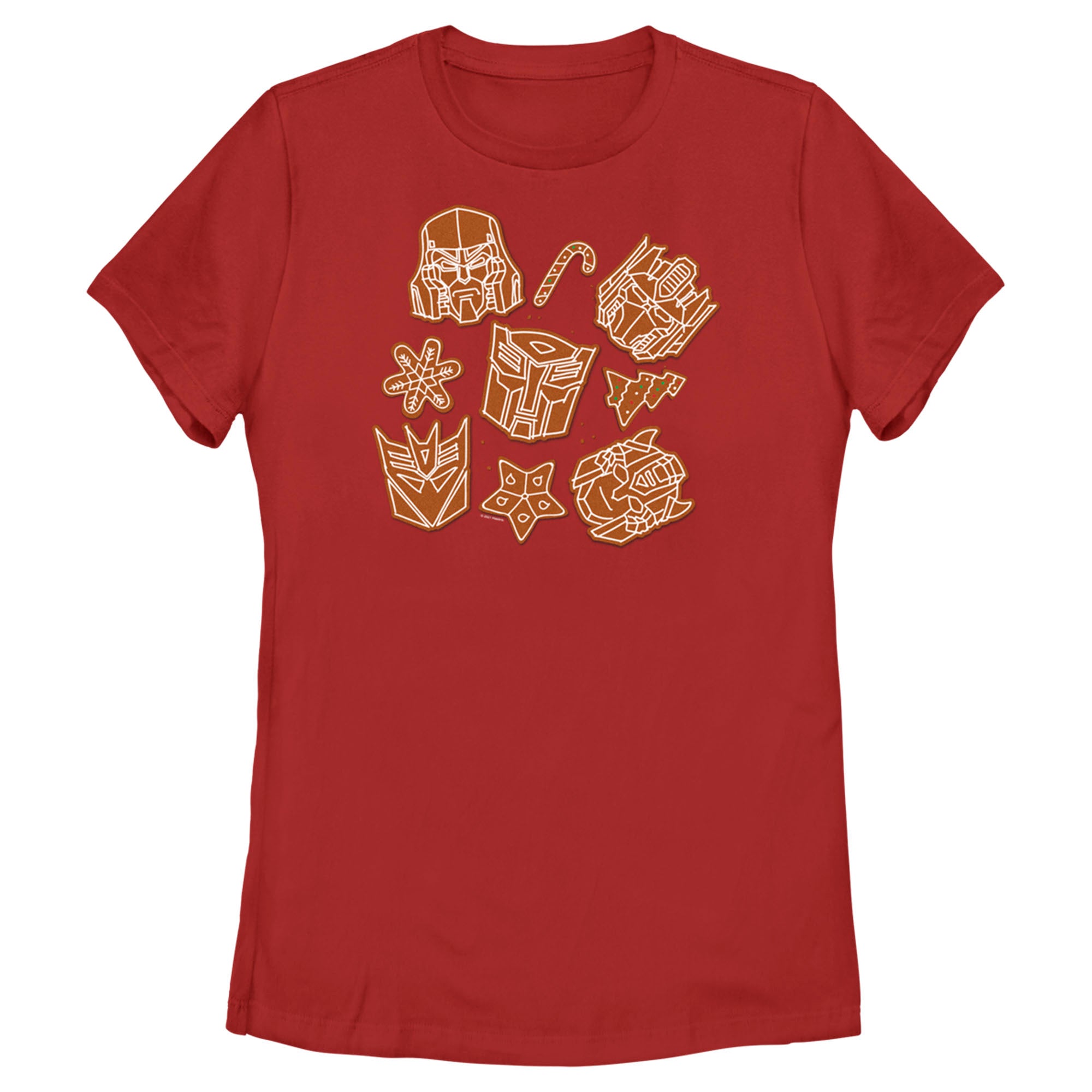 Transformers Women’S Gingerbread Transformers  T-Shirt