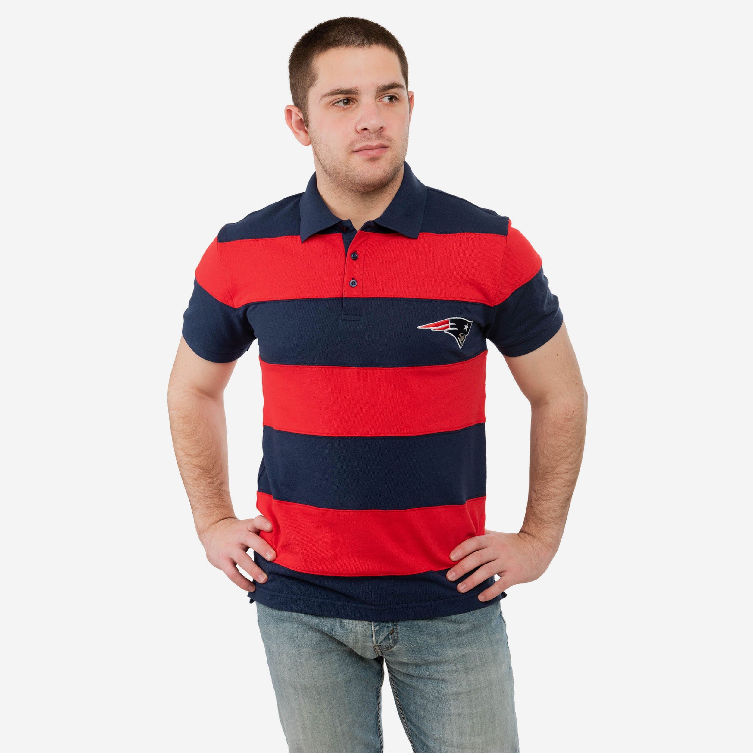 New England Patriots Rugby Stripe Polo