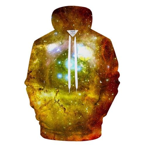 Yellow Galaxy Hoodie