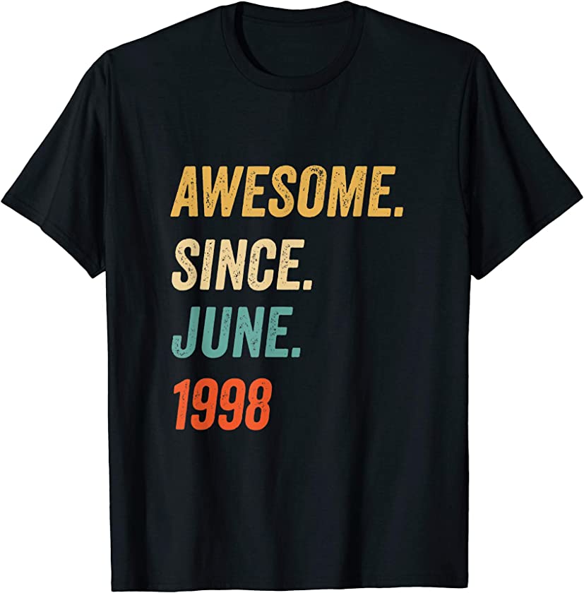 Awesome Since June 1998 Vintage T-Shirt