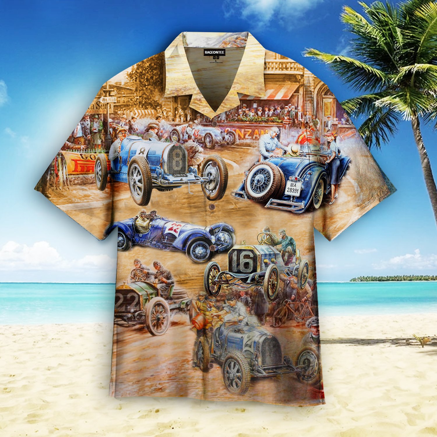 Vintage Race Car Vã¡Clav Zapadlã­K Hawaiian Shirt | For Men & Women | Adult | Hw4903