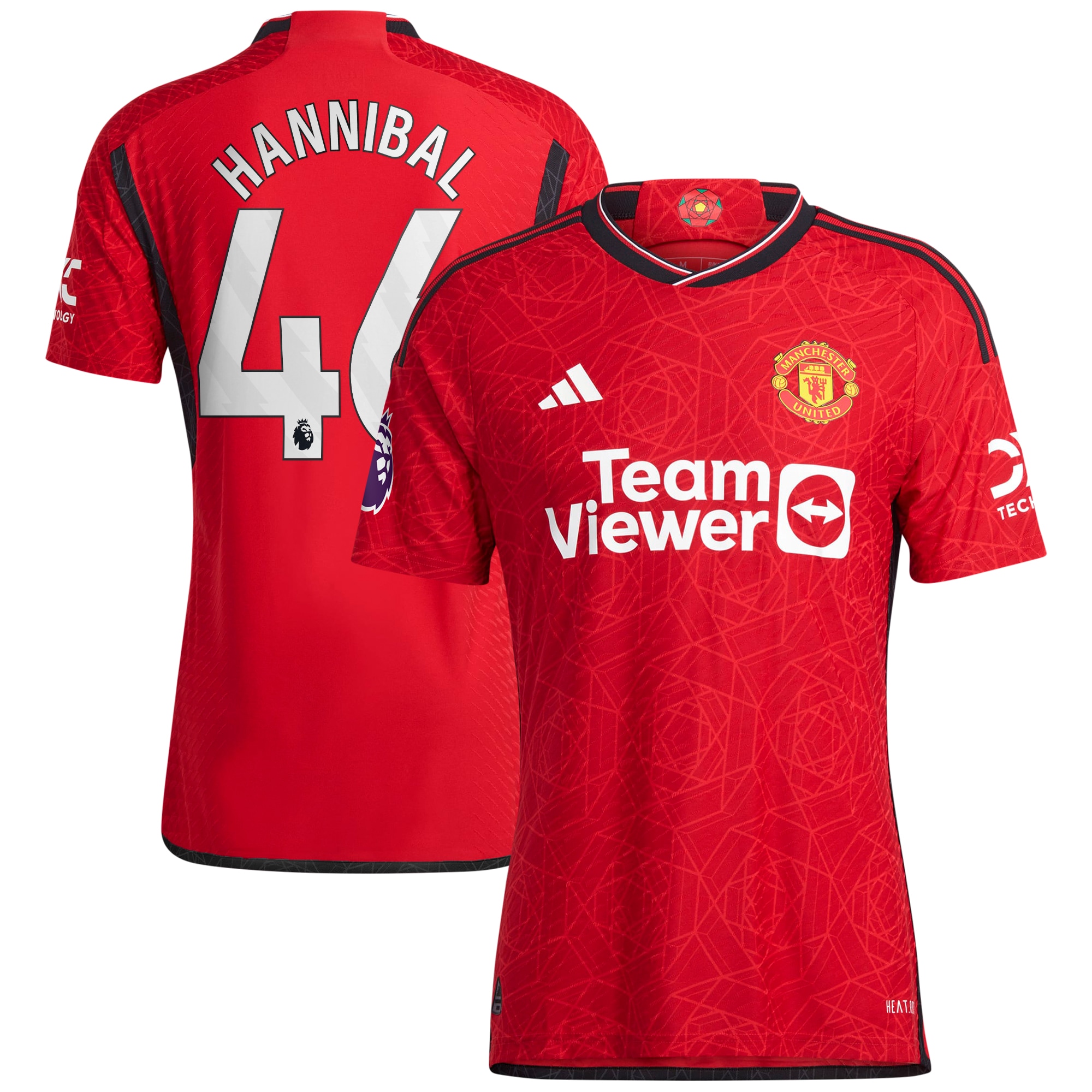 Hannibal Mejbri Manchester United Authentic Player Jersey  Red