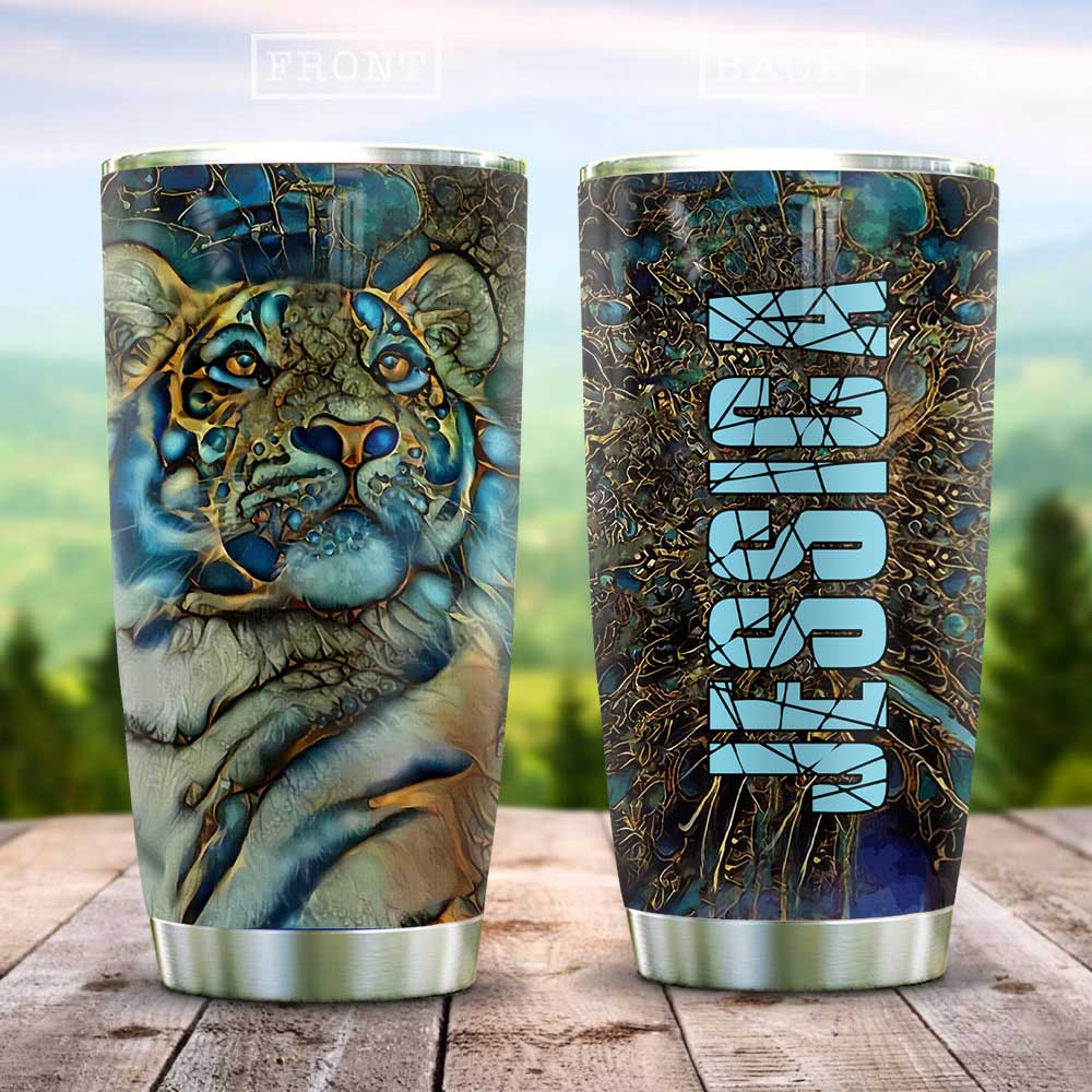 Abstract Art Style Tiger Personalized Kd2 Hnl0601006Z Stainless Steel Tumbler