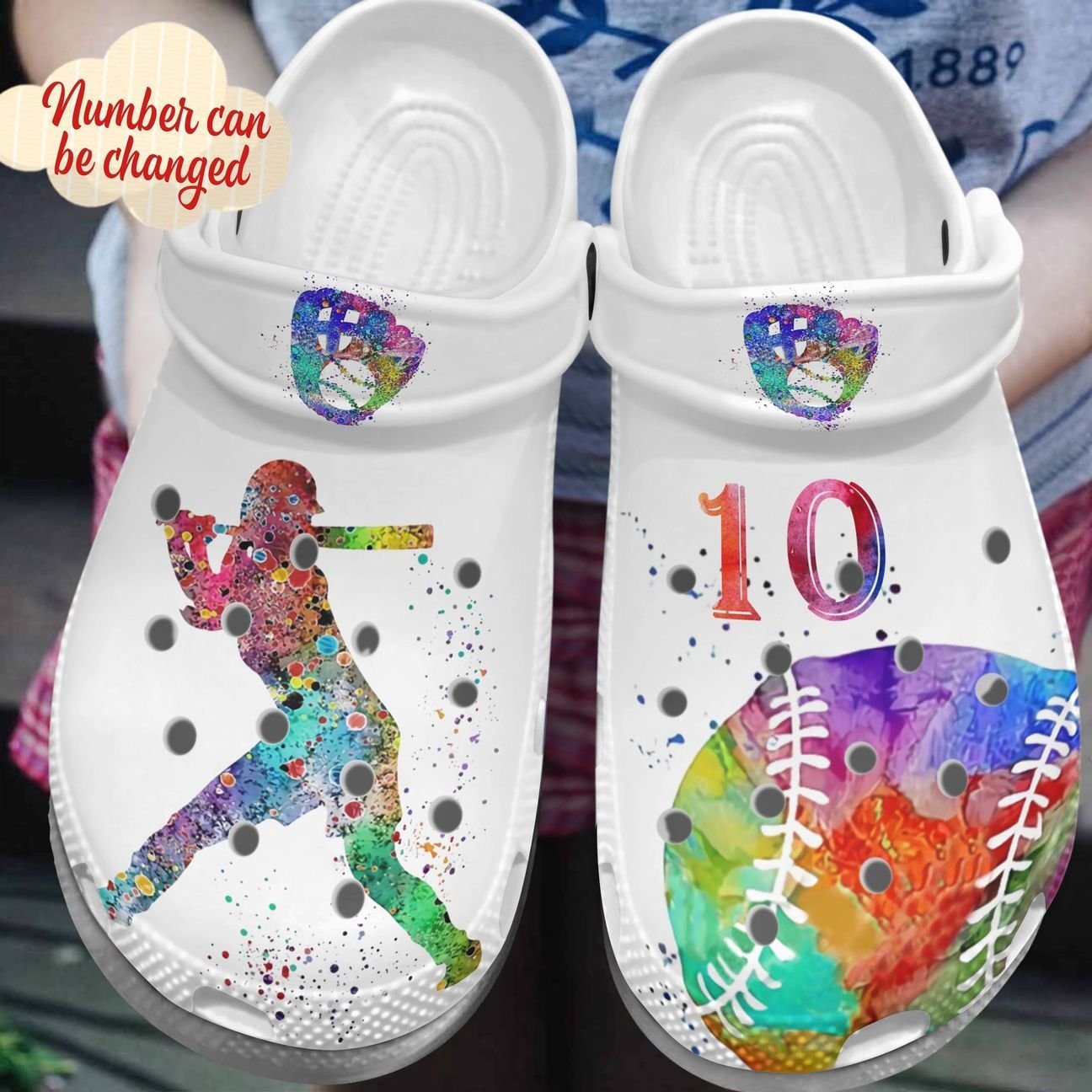 Softball Personalize Clog, Custom Name, Text, Fashion Style For Women, Men, Kid, Print 3D Personalized Wing It